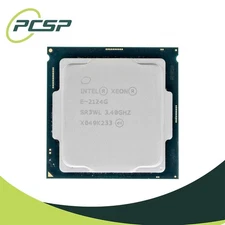 Intel Xeon E-2124G SR3WL 3.40GHz 4-Core 8MB LGA1151 CPU Processor