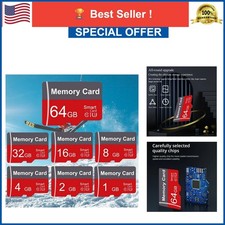 Micro SD Card High Speed Class 10 TF Flash Memory for Smartphone 2GB-128GB