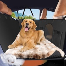 55" x 26" Dog Bed for Car Back Seat, Backseat Pet Bed with Upgraded Non-Slip ...