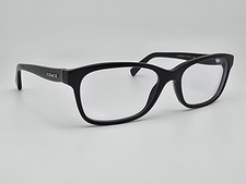 Coach HC6089 5002 Gloss Black Silver Full Rim Eyeglasses Frame 51-16-135