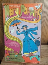 1960s Unused Mary Poppins Colorforms Dress Up Kit Walt Disney VTG Complete