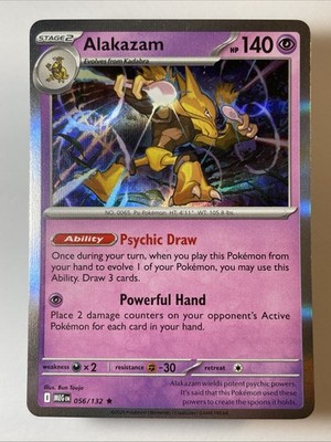 Alakazam 056/132 - Me01: Mega Evolution Holo (NM)