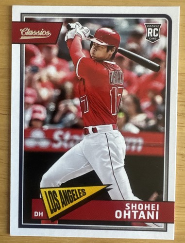 Shohei Ohtani 2018 Panini Classics Batting Rookie Card #13 (8437)