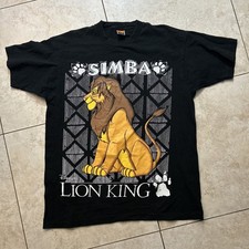 Vintage 90's Lion King Simba Big Print Jerry Leigh Graphic Tee Size XL
