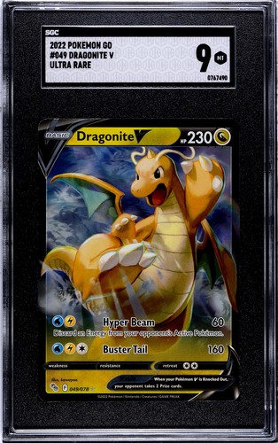 Dragonite V graded SGC 9 for sale on eBay