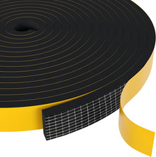 Weather Stripping Door Seal Strip,Black Weatherproof Foam Tape Insulation for Sl