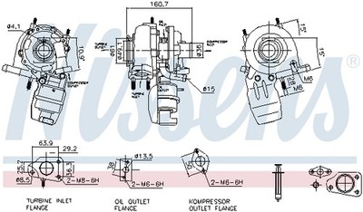 NISSENS 93498 Lader Aufladung für Fiat Chrysler Lancia