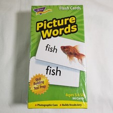 Trend Enterprises Trend Picture Words Flash Cards. NEW/FACTORY SEALED