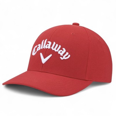 Callaway Adult Performance Pro Odyssey Hat Red Adjustable Golf Cap NEW w/ Tag