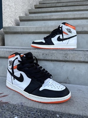 Jordan Air Jordan 1 Retro High OG Electro Orange High Top Colorblock Sneakers