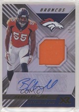 2018 Panini XR Rookie Swatch Auto 80/99 Bradley Chubb #RSA4 Auto 1x9