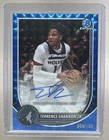 Terrence Shannon Jr 2025 Bowman Blue Geometric Refractor Chrome Auto /150