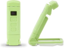Clip On Book Light, USB Rechargeable Reading Light with 3 Upgraded, Green