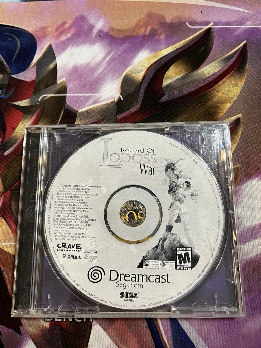 Sega Dreamcast Record of Lodoss War Video Games for sale | eBay