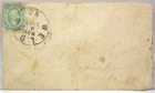 1860s CONFEDERATE CIVIL WAR COVER WITH 10 CENT CONFEDERATE STAMP CSA #12-AD