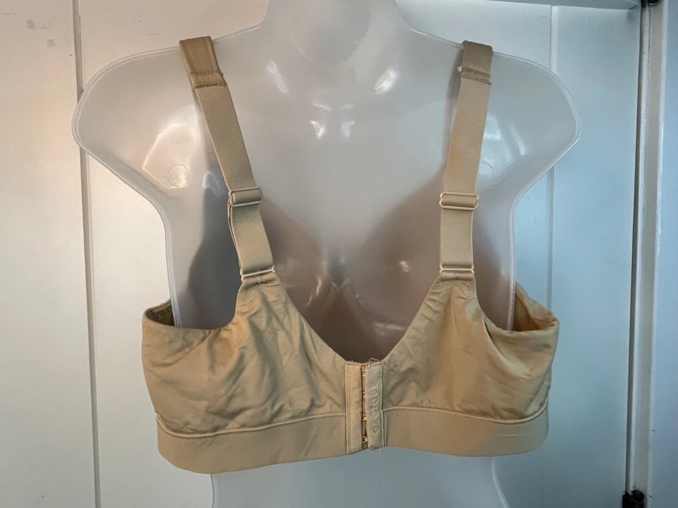 Cacique Lightly Lined Wire Bra size 38DD Beige Full Coverage Adjustable Strap - Image 3 of 4