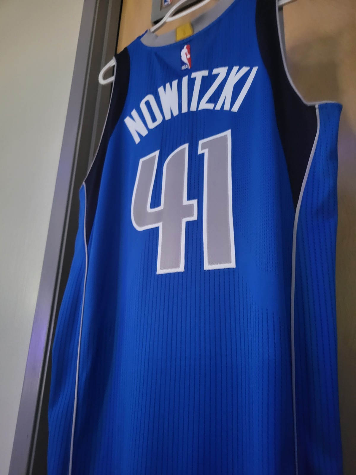 Dirk Nowitzki Adidas Rev30 Authentic Game Jersey Mavericks Mens XL +2 NEW