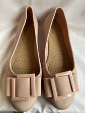 New Free Delivery Klarna Womens UK6/EU 39 Nude Ballet Flats Shoes Work/Casual