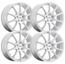 Set-4 Voxx Cotto 18x8 5x4.55x114.3 White 40mm Wheels Rims 18 Inch Set-4 Voxx Cotto 18x8 5x4.55x114.3 White 40mm Wheels Rims 18 Inch