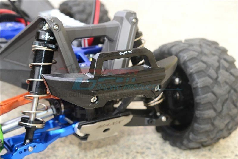 PARAGOLPES DELANTERO DE ALEACIÓN GPM TXMS330F 8935 PARA TRAXXAS 1/10 RC MAXX MONSTER Foto 4 de 4