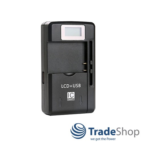 Extra Slim Universal Ladegerät Tischlader Ladeschale mit USB-Port für 3,7V Akkus - Bild 2 von 6