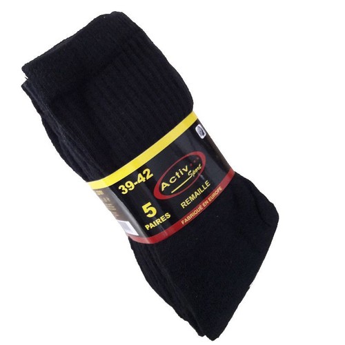 Chaussettes de 10 a 70 paires uni Noir, Blanc ou Gris pour homme ou femme - Imagen 75 de 99