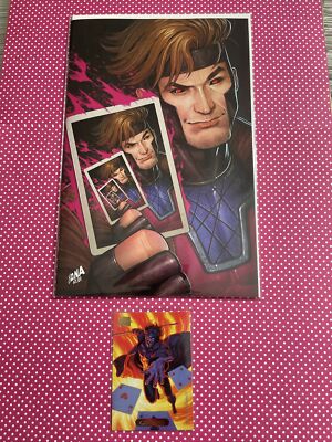 X-MEN 5 GAMBIT DAVID NAKAYAMA VIRGIN VARIANT COVER 2021 MARVEL MASTERPIECES 1994