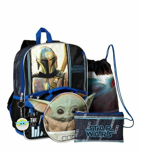 Mandalorian 5 Piece Backpack Set 