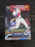 Wyatt Langford RC 2024 Topps NOW MLB Rookie Cup Team #RC-9 Texas Rangers