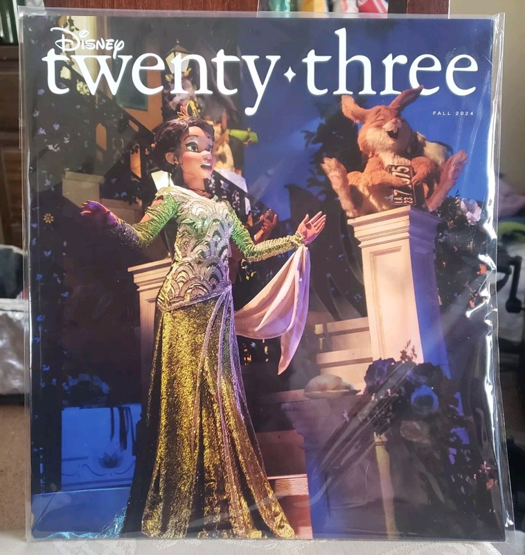 Disney Twenty-Three Magazine Fall 2024 Tiana's Bayou Adventure D23 Gold Member