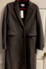 NWT Uniqlo Women Wool Nylon  Coat Grey Size S