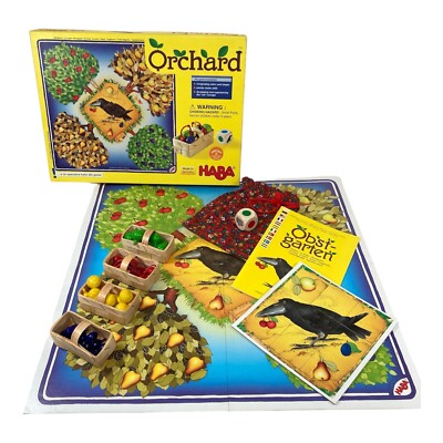 Haba Orchard Board Game Obstgarten 3103 Germany Cooperative Skill