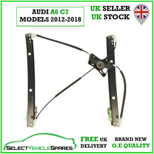 NEW AUDI A6 C7 PASSENGER SIDE LEFT FRONT WINDOW REGULATOR 2012-2018