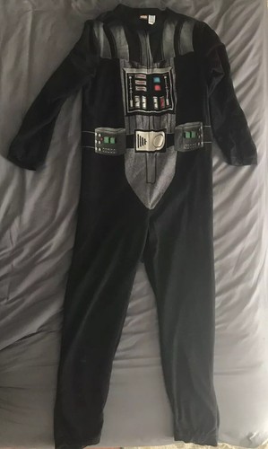 Star Wars Darth Vader Jumpsuit Costume W Cape Size M - Picture 2 of 3