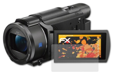 écran Protecteur Fdr-ax43 Film Protection Écran AtFoliX FX-Clear Pour Sony FDR-AX43 - 3 Pièces Accessoire Caméra Sony