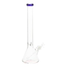 16inch Large Beaker Bong Water Pipe 14mm Handmade Recycler Filter Clear Bongs