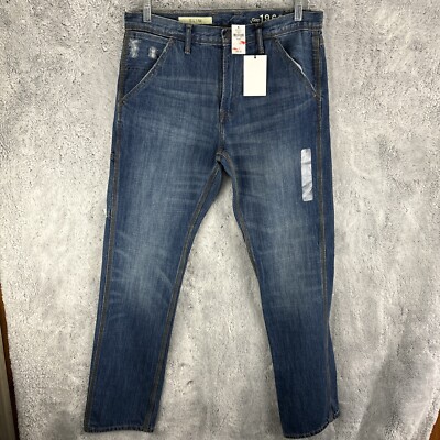 NWT Men's Gap 1969 Jeans Slim Taper Medium Wash Denim Size 32x32 Classic