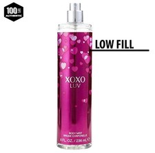 XOXO Luv 8.0 oz / 236 ml Body Spray for Women  NO CAP  LOW FILL  