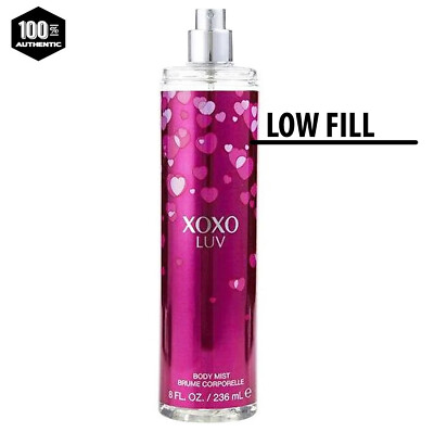 XOXO Luv 8.0 oz / 236 ml Body Spray for Women ***NO CAP***LOW FILL****