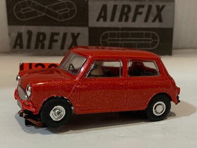 MRRC 5165 MINI COOPER PURPLE RED BUMPER SLOT CAR