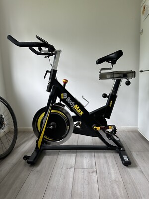 BodyMax B15 Black Indoor Cycle Exercise Bike with LCD Monitor