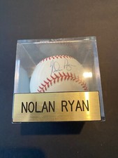 Nolan Ryan Signed Autographed Baseball MLB Texas Ranger Houston Astros