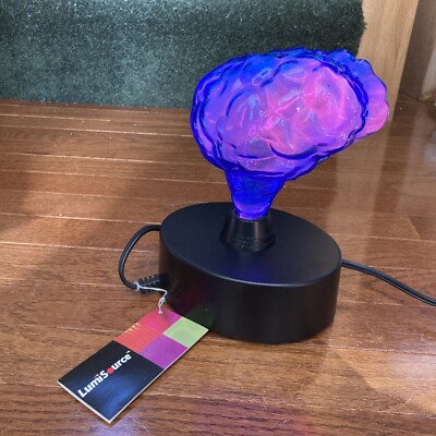LumiSource Tesla Brainy Electra Plasma Art Lamp Blue/Pink New with Tag READ