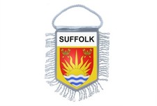 Wimpel Mini Flagge Land Auto Deko Souvenir Wappen Englisch Suffolk