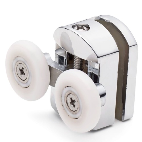 Juego de 4 rodillos/corredores/ruedas para puertas de ducha diámetro 23 mm L105 (2 superiores y 2 inferiores) - Imagen 2 de 7