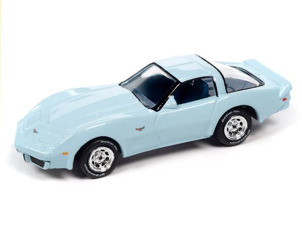 Johnny Lightning 1:64 Chevrolet A.S.S Neu Chevy Corvette Collector Storage Tin-image