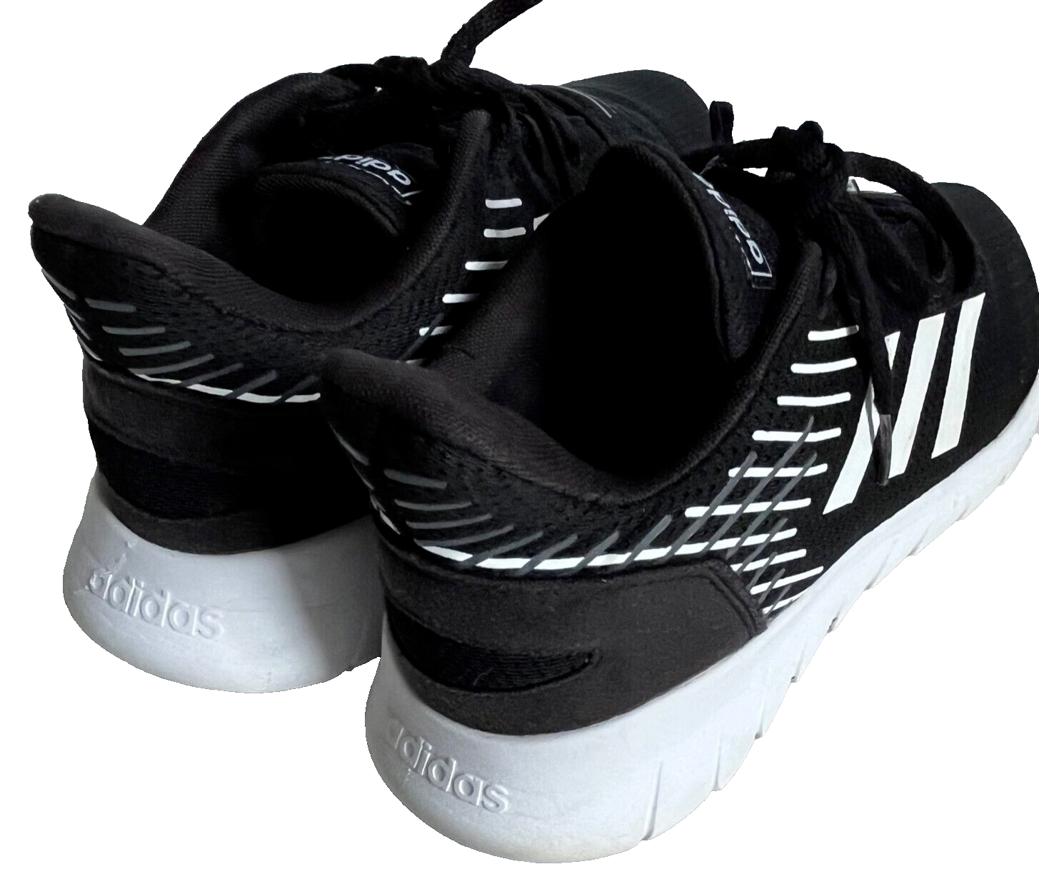 SAOLA ADIDAS ASWEERUN scarpe da ginnastica nere da corsa da uomo taglia 11