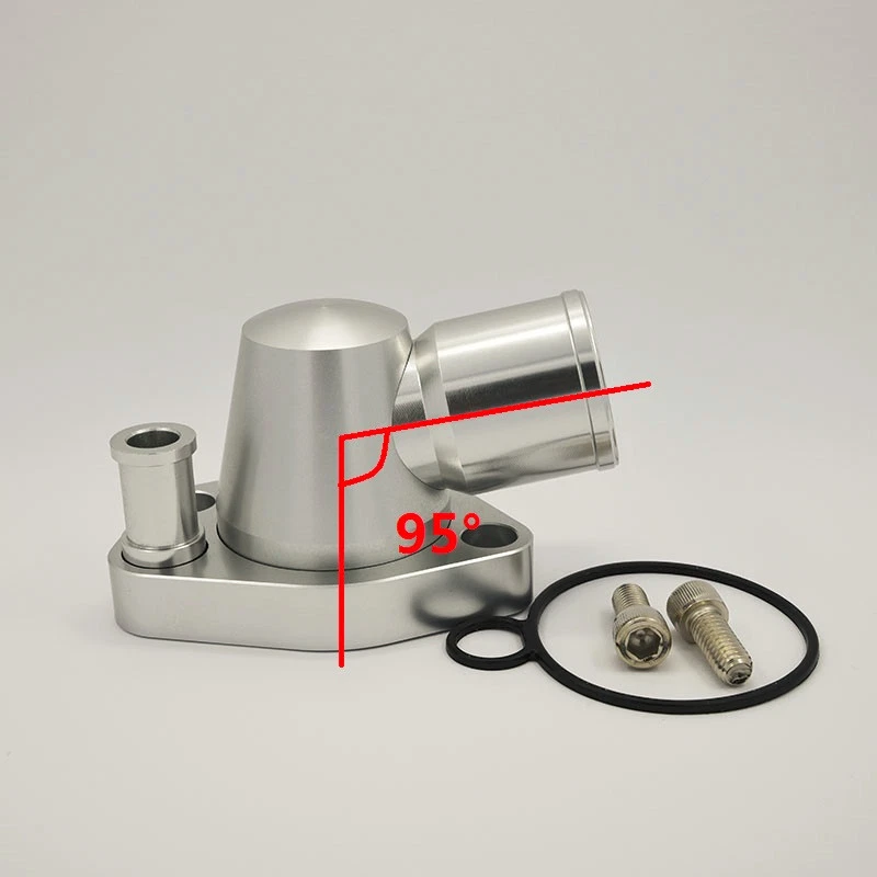 Cuello de agua giratorio de aluminio Billet Ford bloque pequeño 221 260 289 302 351 W 1,5"" Foto 3 de 3