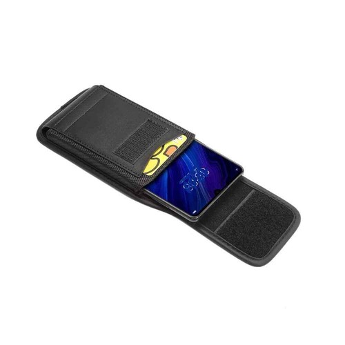 Belt Case for Huawei Honor 7C Cover with Card Holder Design in Leather and Ny... - Picture 6 of 6