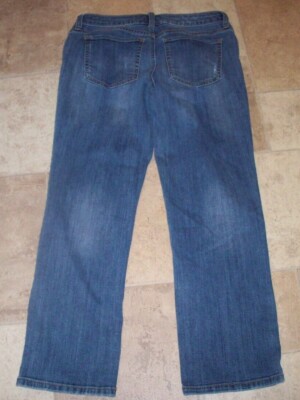 APT 9 WOMANS JEANS MODERN FIT STRAIGHT LEG DISTRESSED FADED  SIZE 29/25 SHORT 